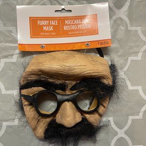 OLD MAN FURRY FACE MASK